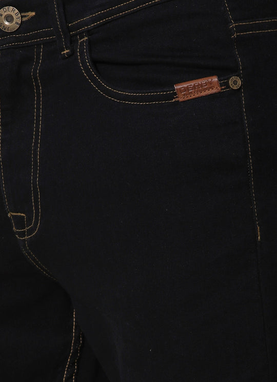 Blue Jeans with Regular Pockets made of Twill Denim