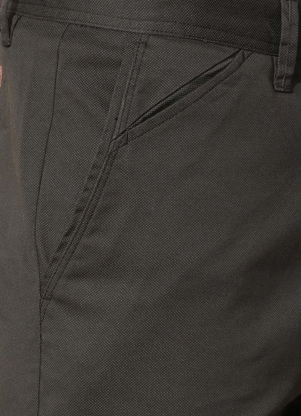 Hazel Green - Slim Fit Cotton Trouser