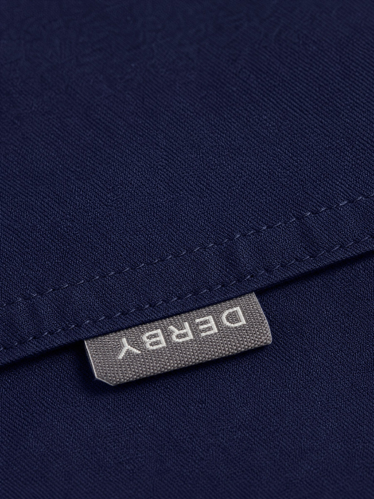 Navy Cotton Stretch Slim Fit Full Sleeve Shirt