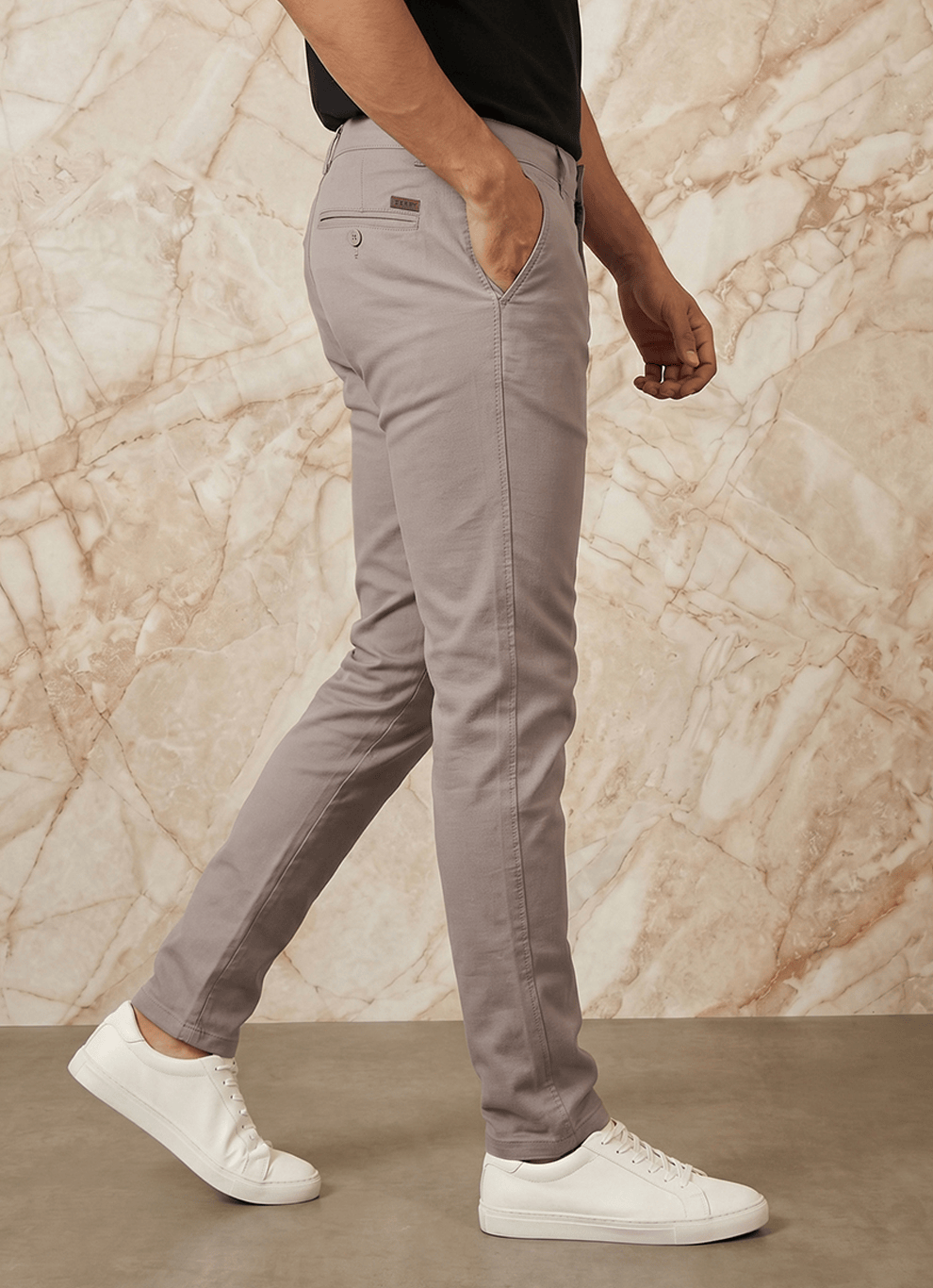 Wood Cotton Slim Fit Trouser