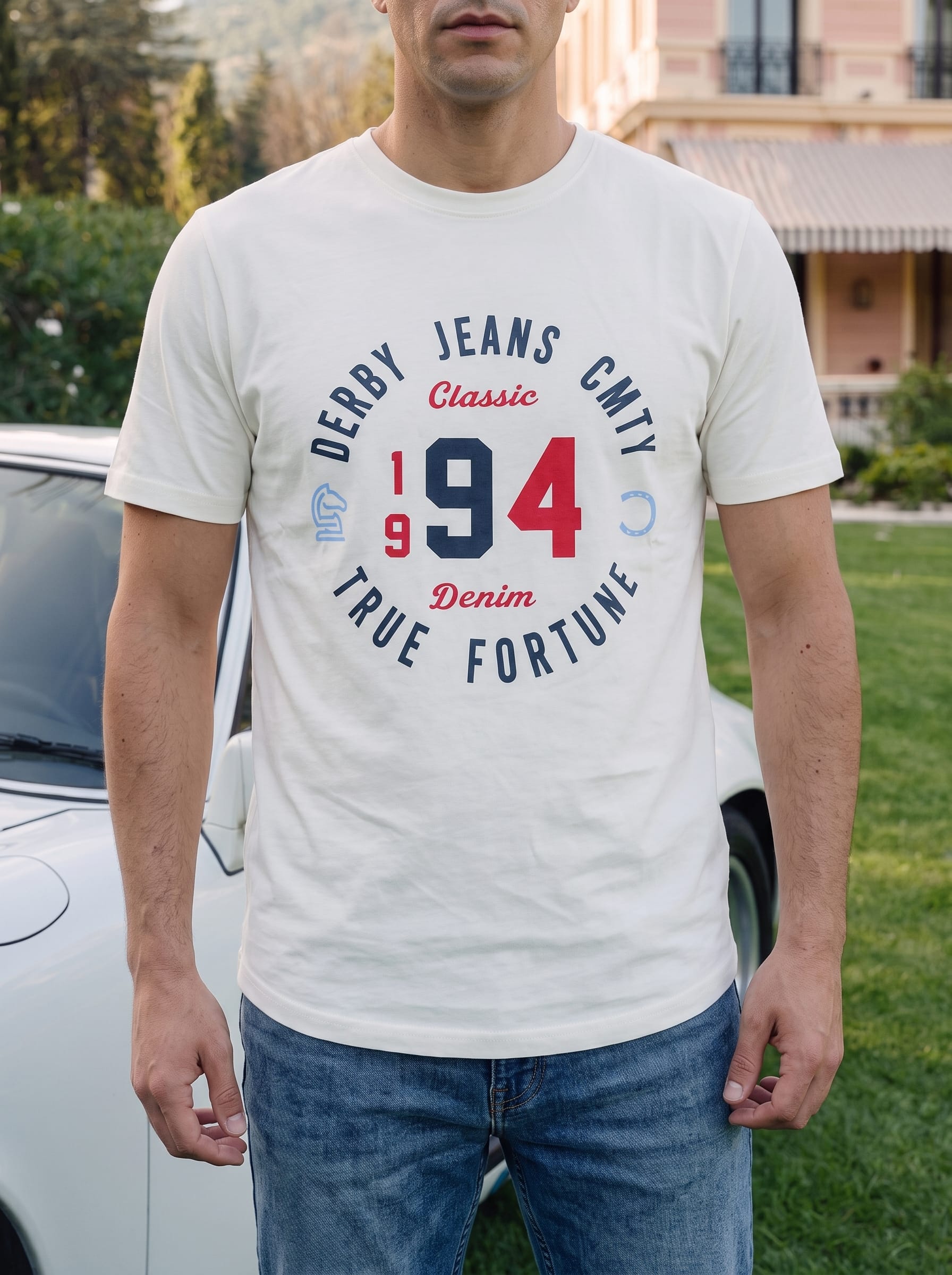 Off White 1994 Varsity Print Cotton Regular Fit Tshirt
