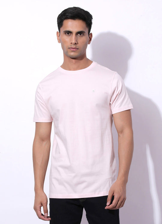 Shell Pink Round Neck