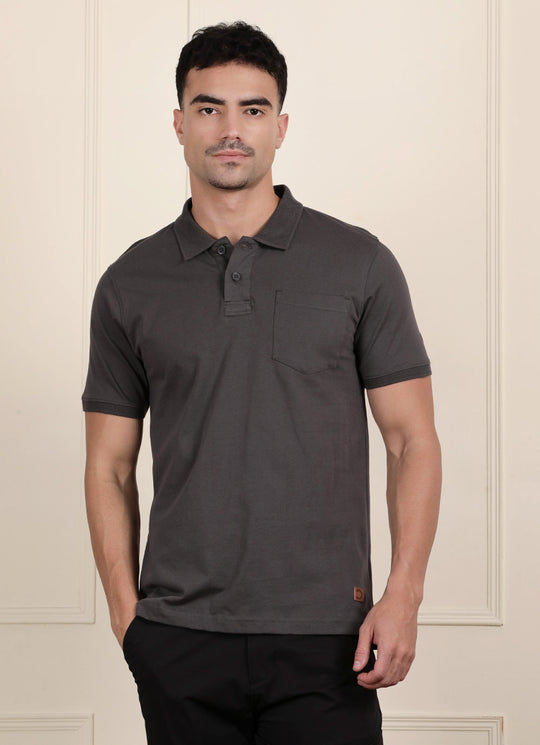 Dark Grey Polo