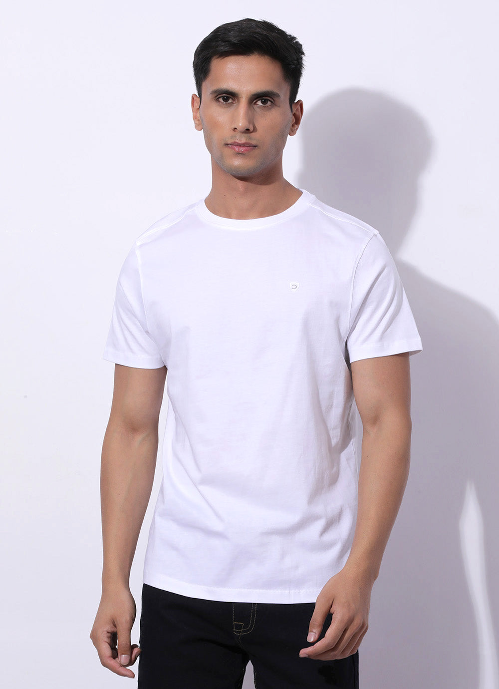 Creamy White Round Neck