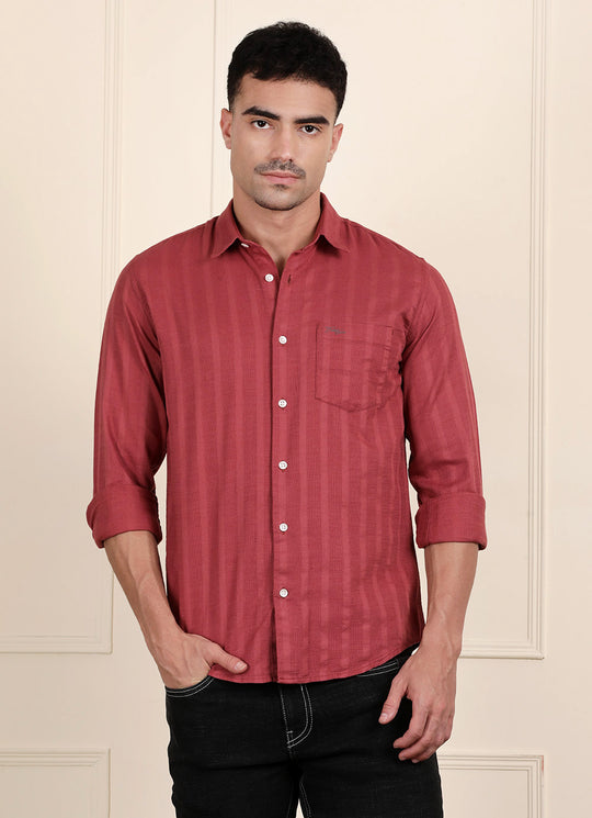 Burgundy Stripes