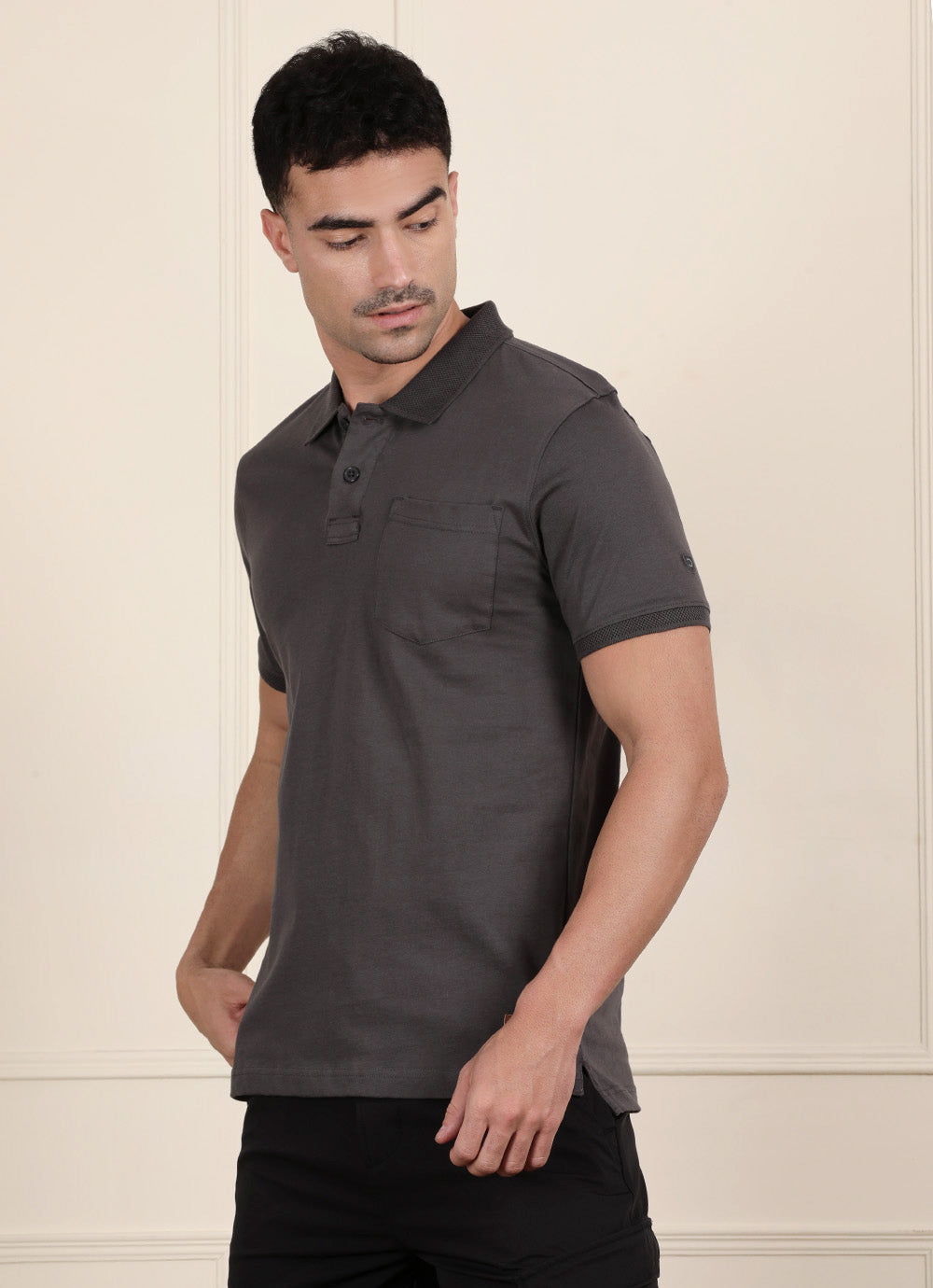 Dark Grey Polo