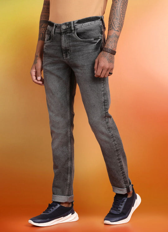 Ash grey denim