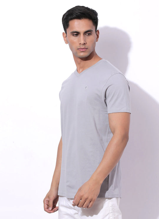 Hot Grey V Neck