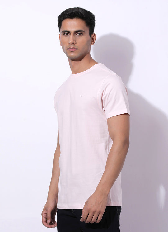 Shell Pink Round Neck