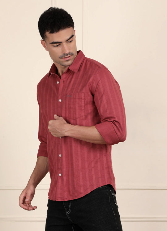 Burgundy Stripes