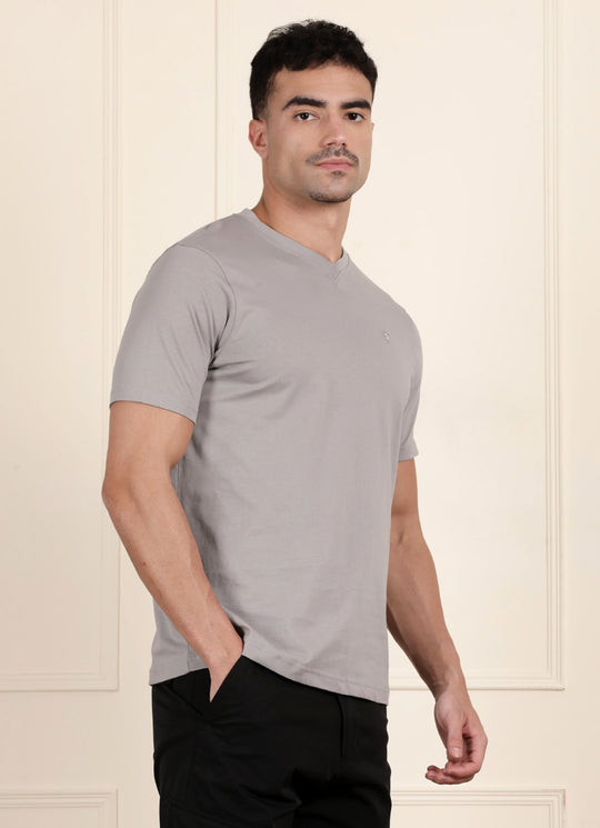Grey V-Neck