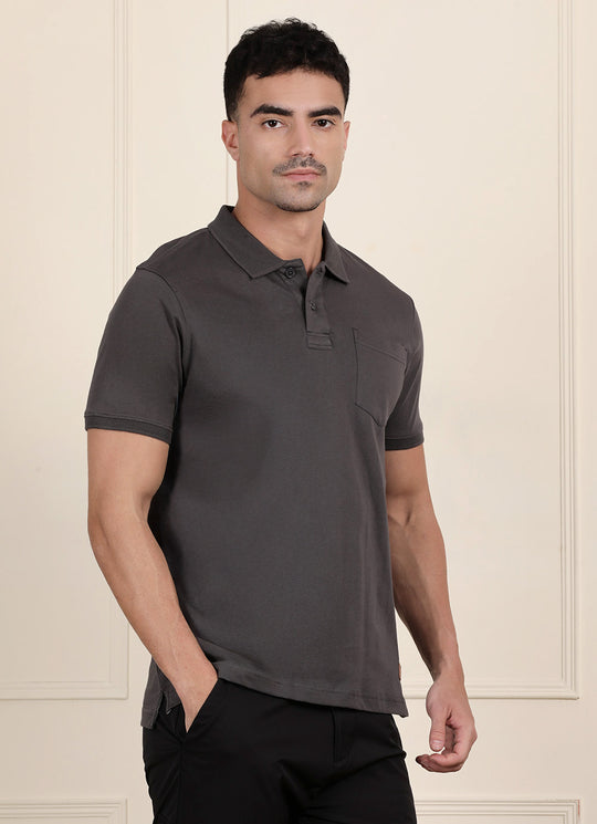 Dark Grey Polo