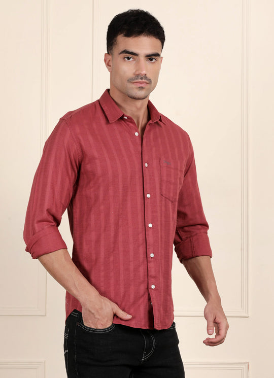 Burgundy Stripes