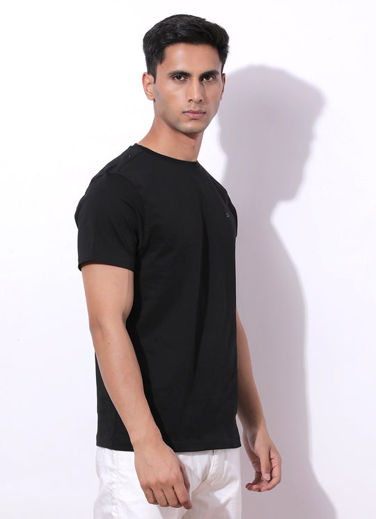 Keen Black Round Neck