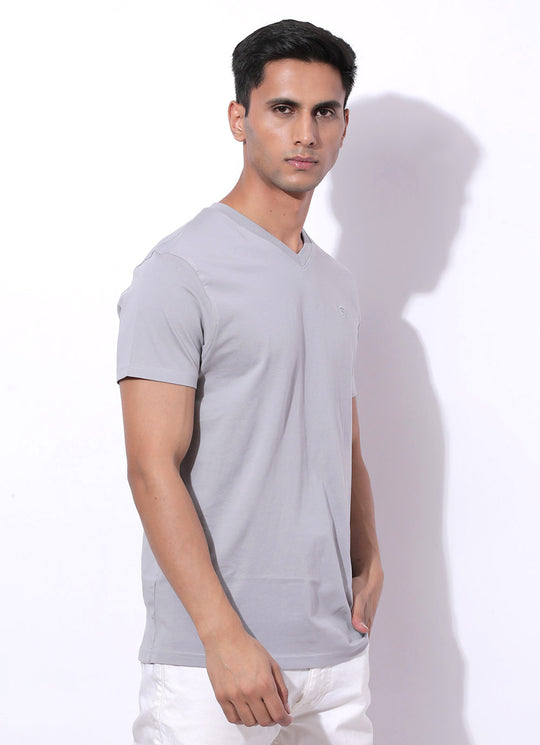 Hot Grey V Neck