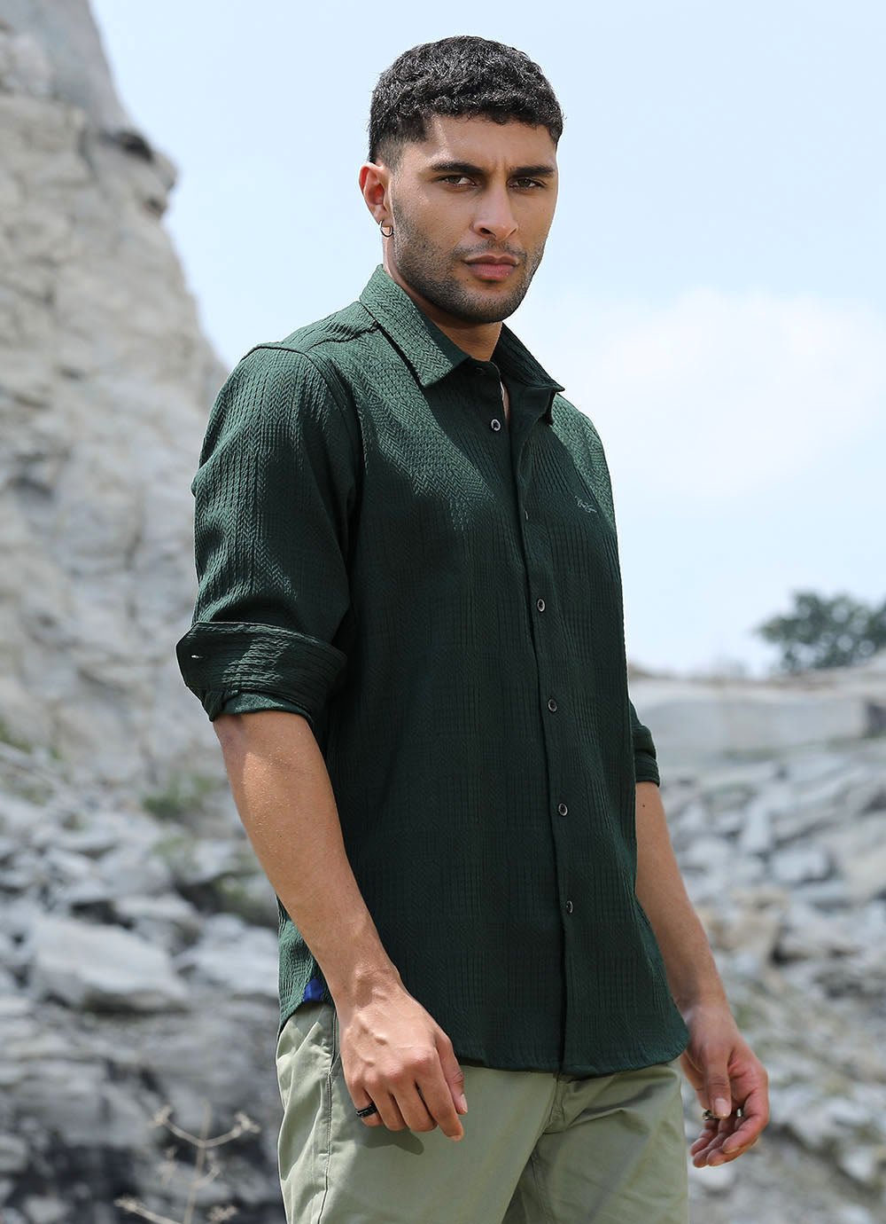 Kurnool Green Casual Shirt