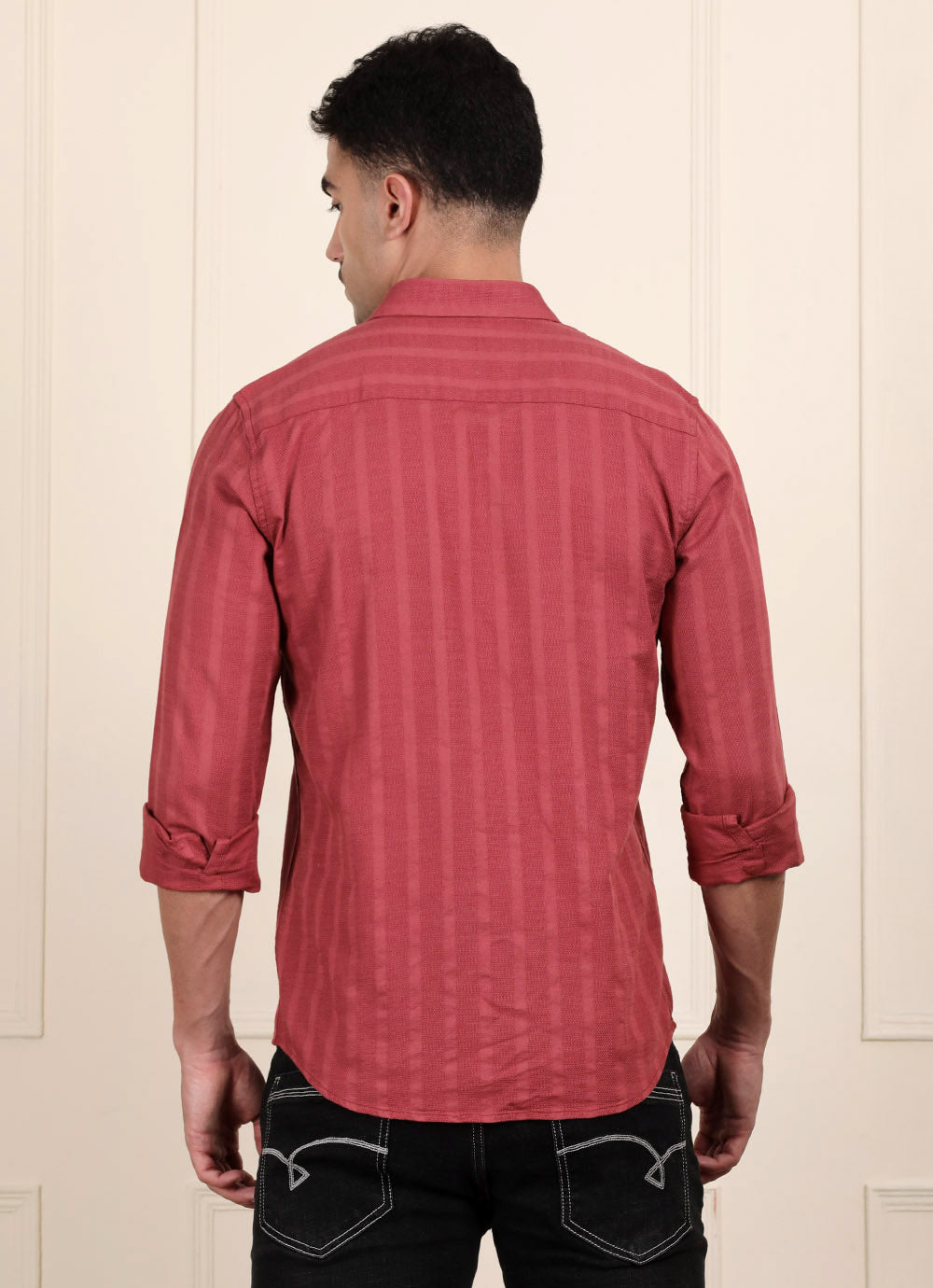 Burgundy Stripes