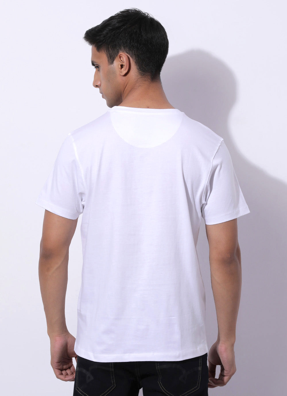 Creamy White Round Neck