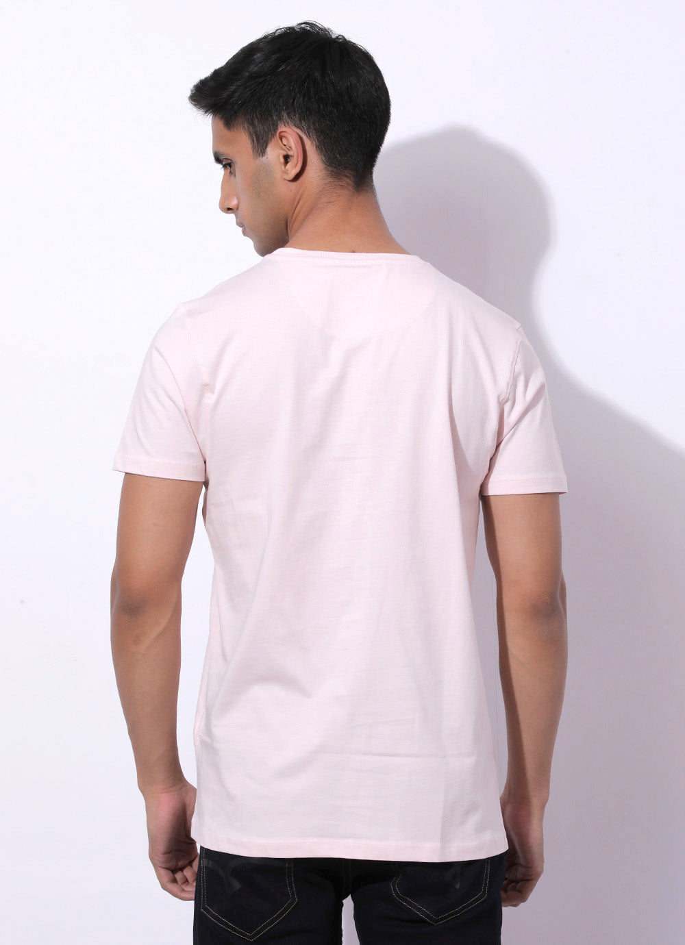 Shell Pink Round Neck