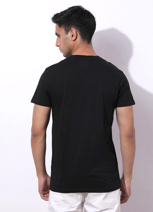 Cool Black V Neck