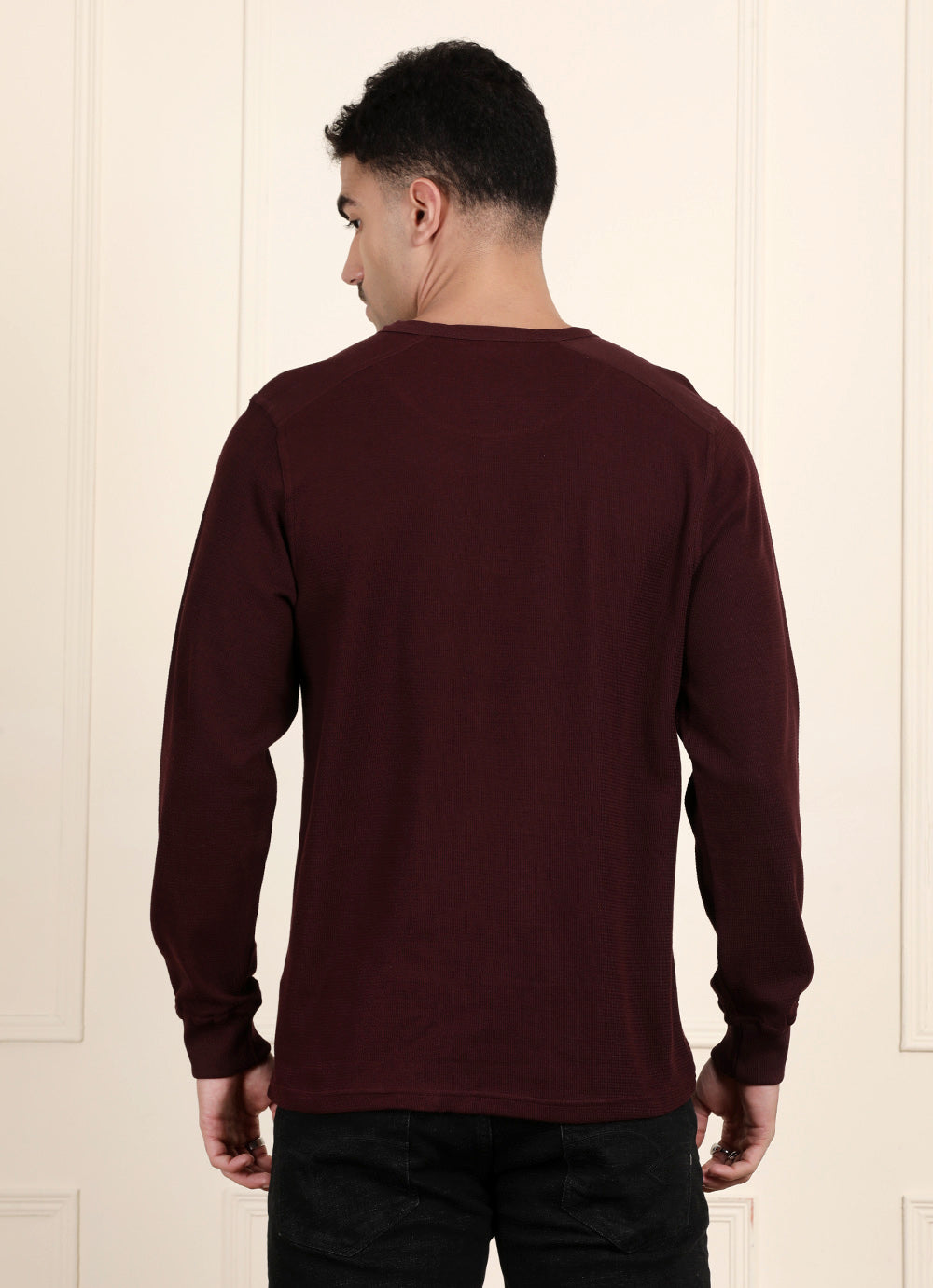 Burgundy Henley