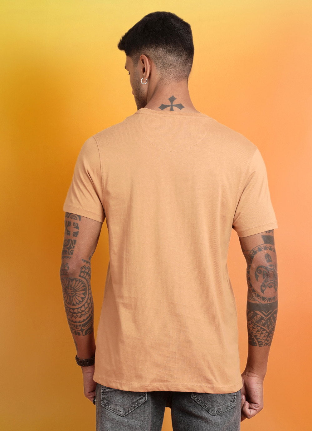 Poppy Yellow Round Neck