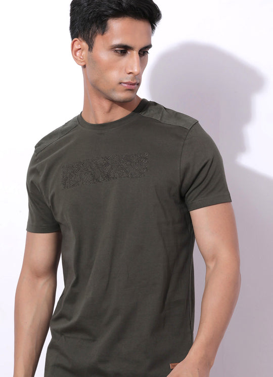 Nelson Green Round Neck