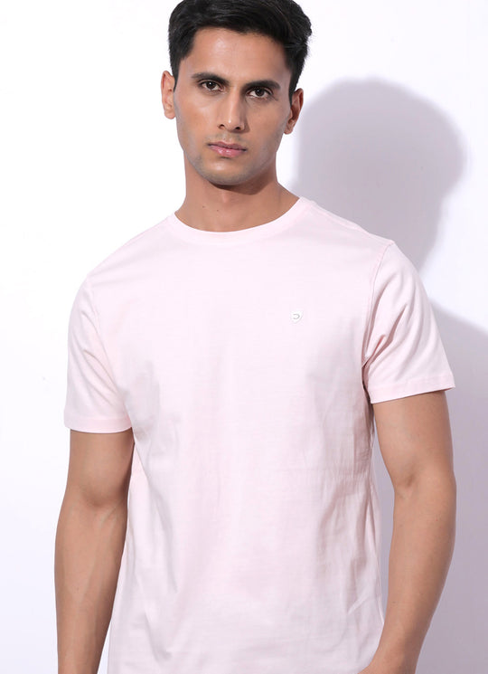 Shell Pink Round Neck