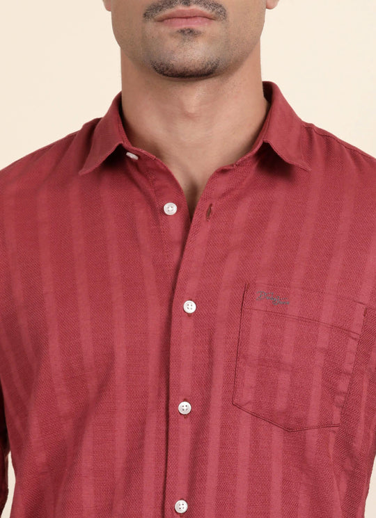 Burgundy Stripes