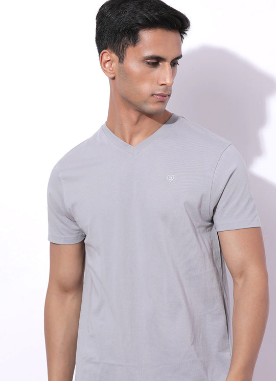 Hot Grey V Neck