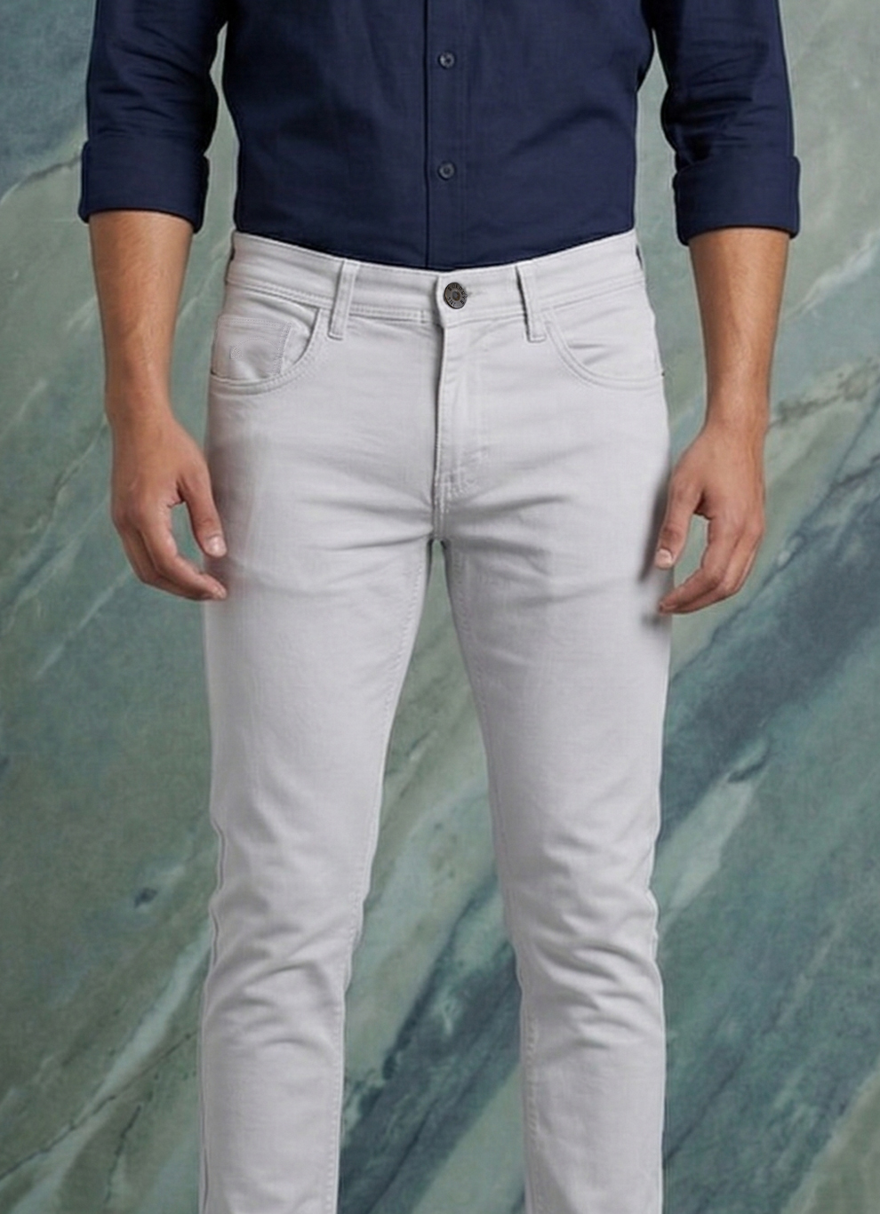 Steel Cotton  Slim Fit Jeans