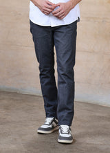 Ash Grey Faded Twill Slim Fit Jeans