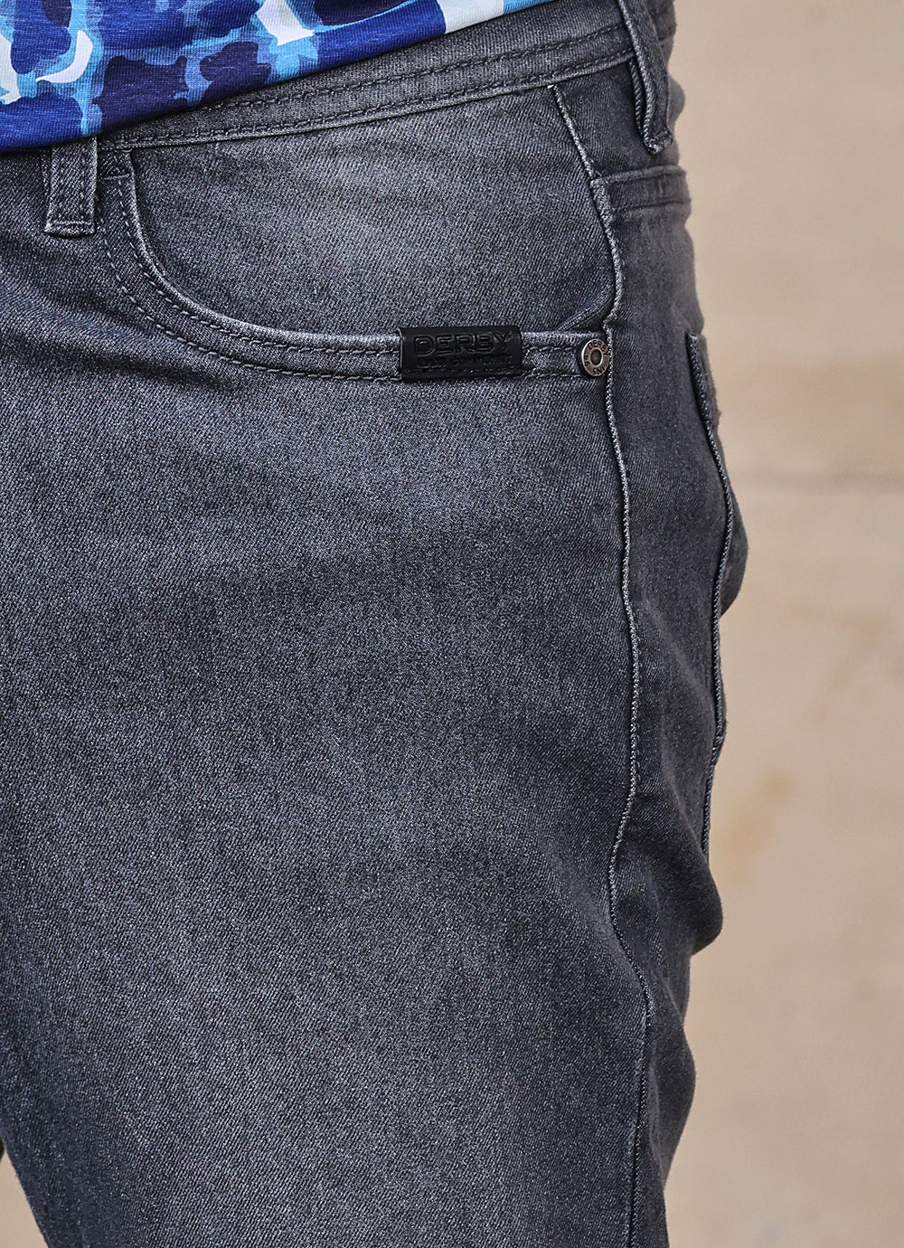 Light Grey Faded Twill Slim Fit Jeans