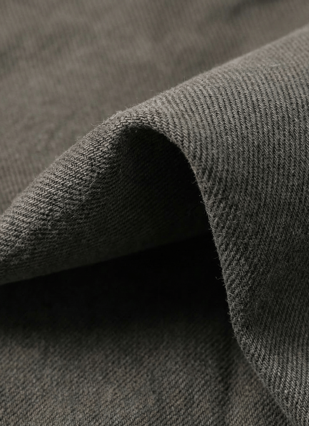 Olive Cotton Slim Fit Jeans
