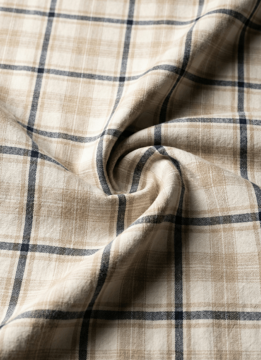 Brown Cotton Dobby Regular Fit Full Sleeve Shirt