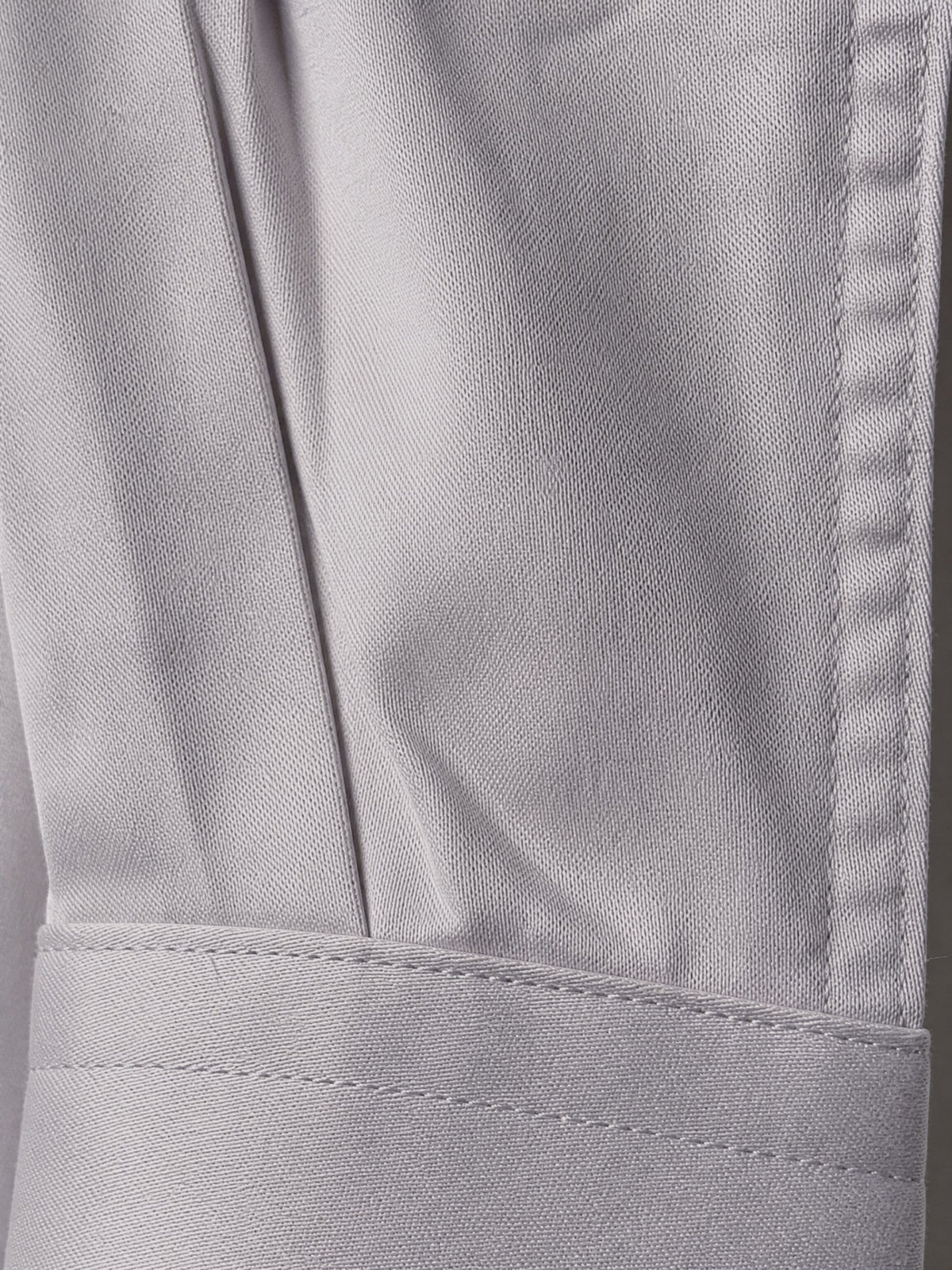 Lavender Cotton Stretch Slim Fit Full Sleeve Shirt