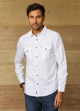 Statement White Denim Featuring Double Pocket