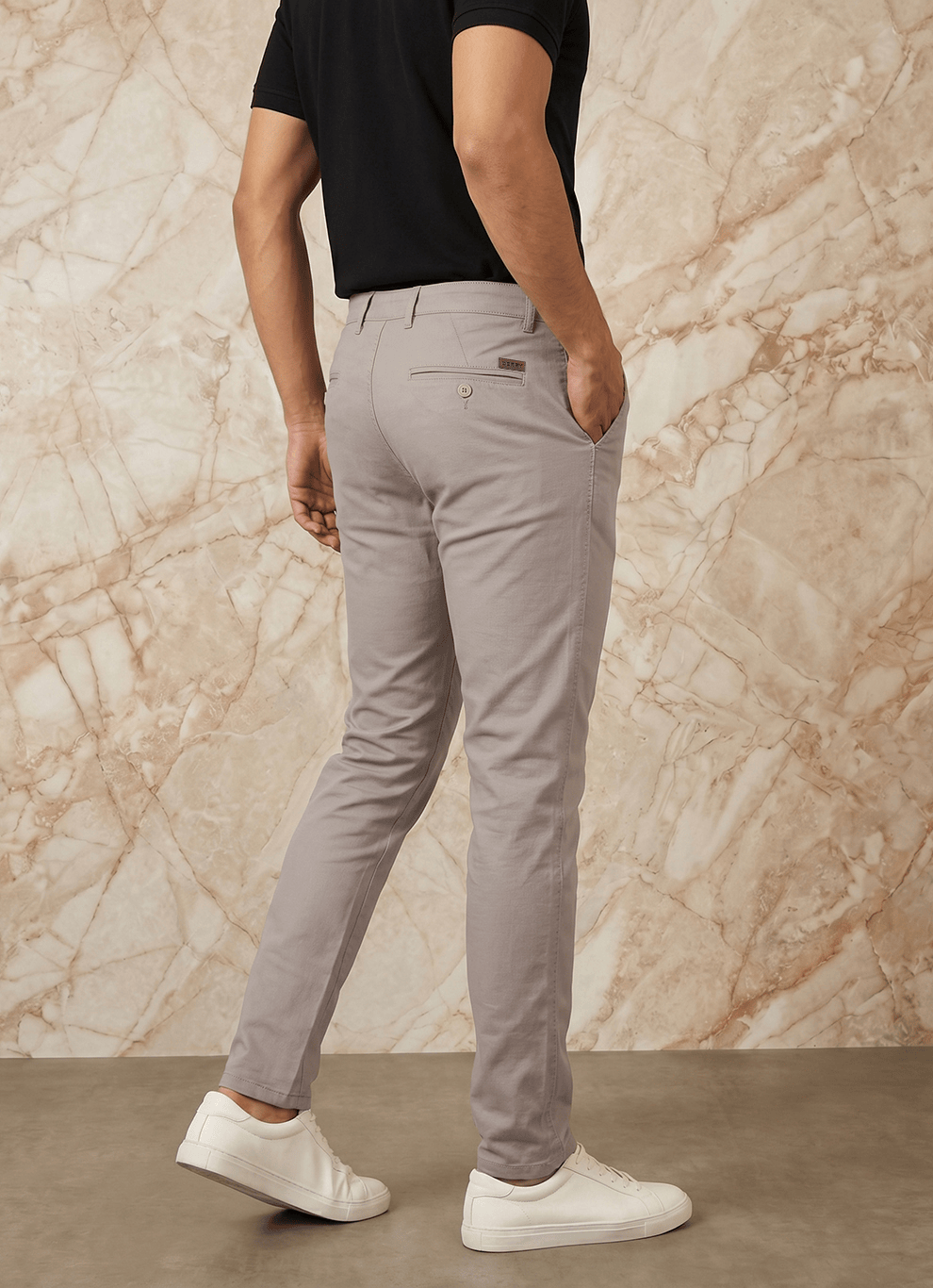 Wood Cotton Slim Fit Trouser
