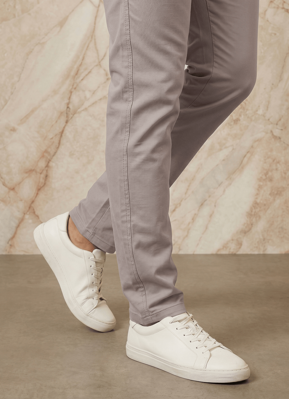Wood Cotton Slim Fit Trouser