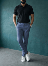 Steel Cotton Slim Fit Trouser