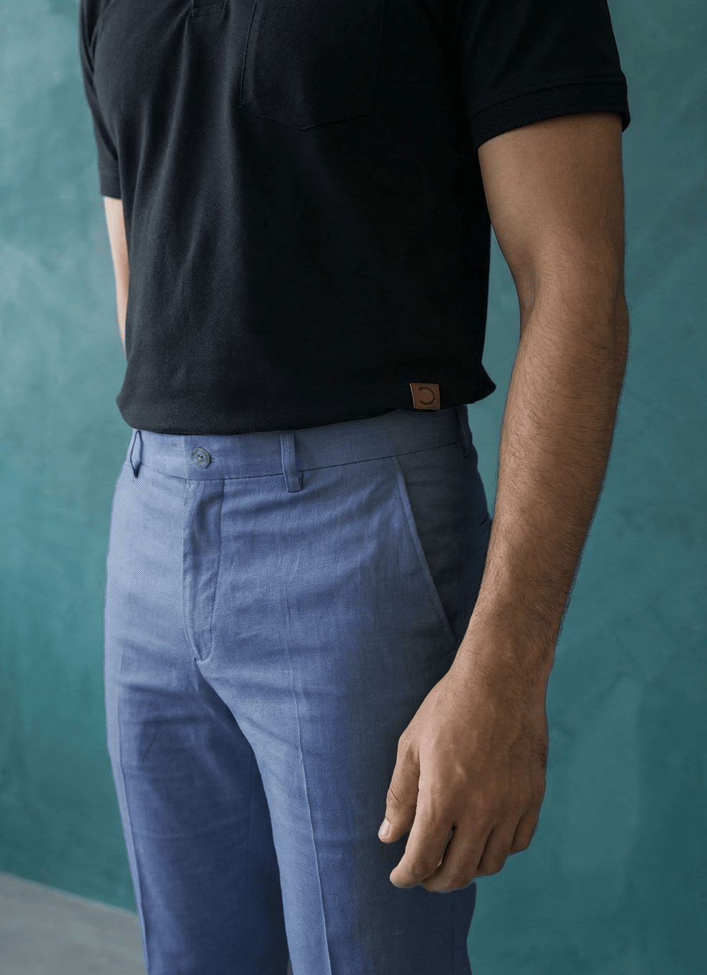 Steel Cotton Slim Fit Trouser