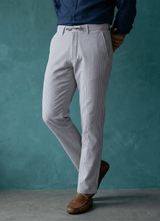 Grey Viscose Loose Fit Trouser