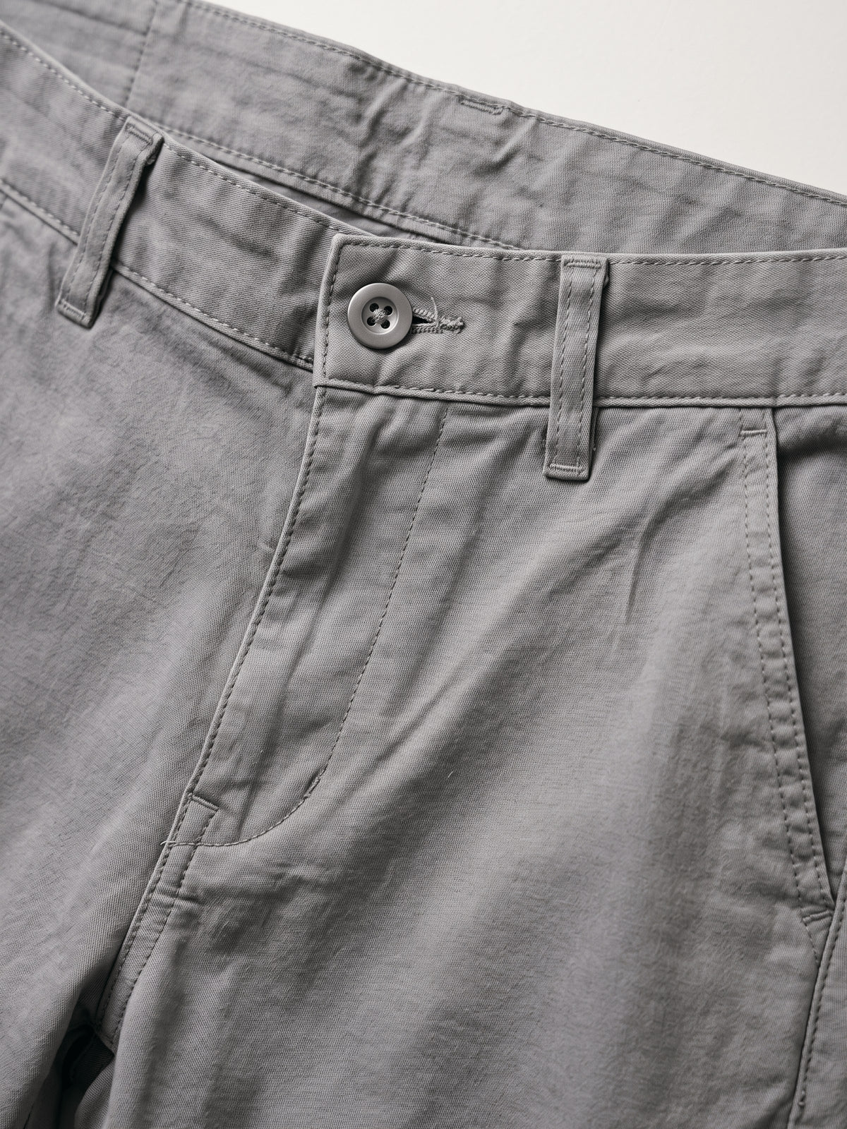 Dark Grey Cotton Stretch Slim Fit Trouser