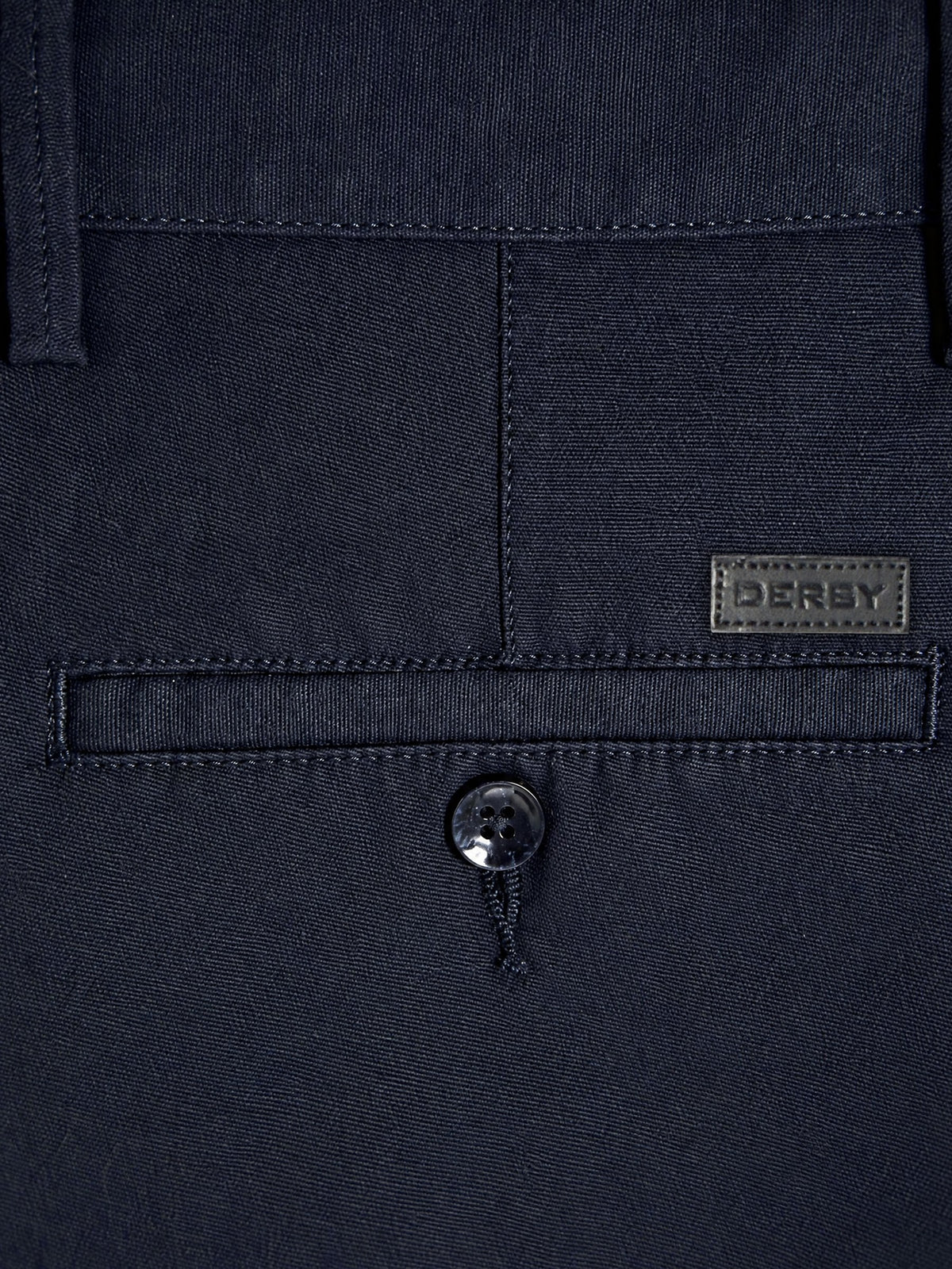 Navy Cotton Stretch Slim Fit Trouser