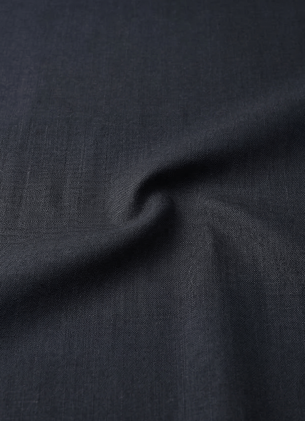 Black Cotton Poly Spandex Cargo Fit Trouser