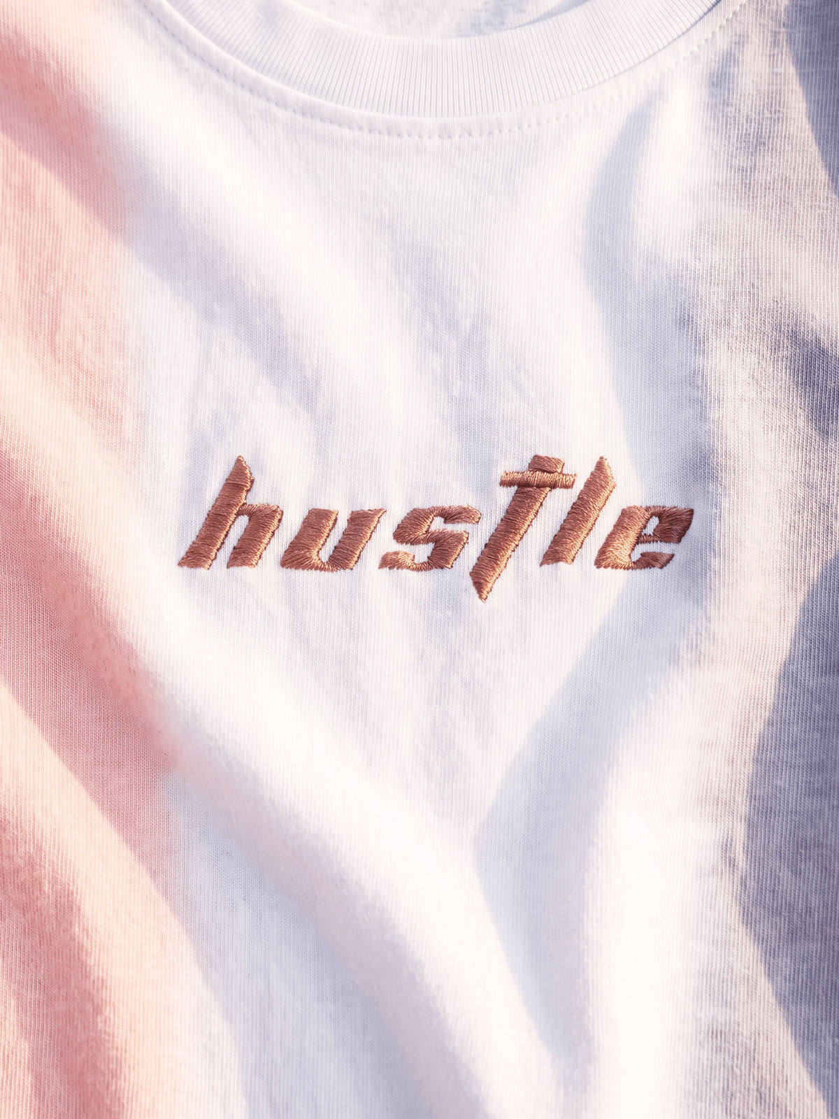 Pink Dip Dye Cotton Regular Fit Tshirt