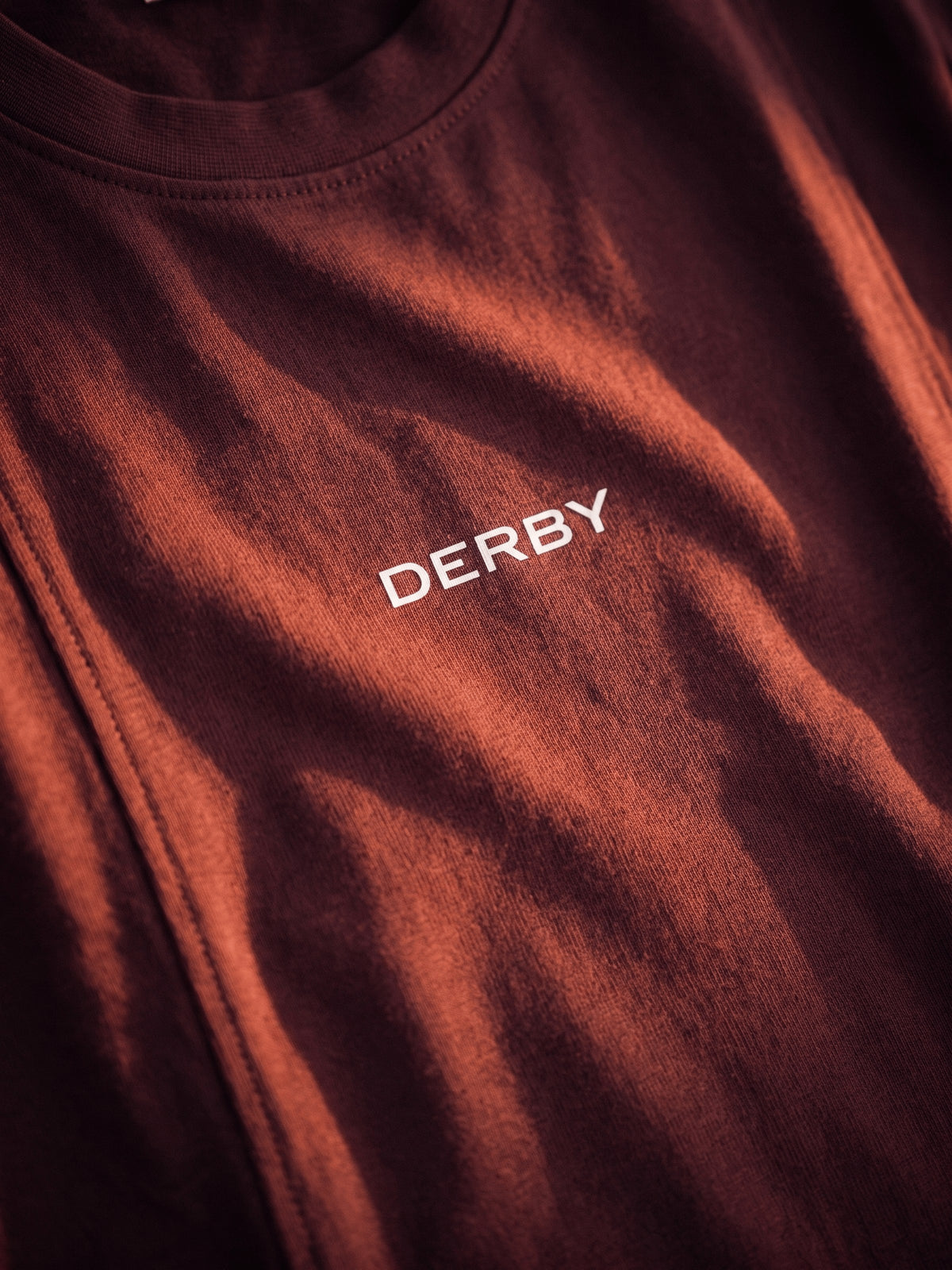 Maroon Poly Stretch Regular Fit Tshirt